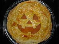 jack-o'-lantern pie